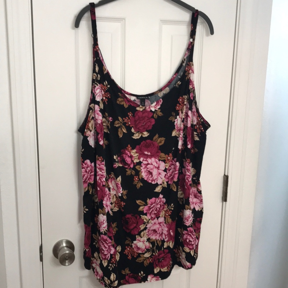 Torrid floral tank top size 5